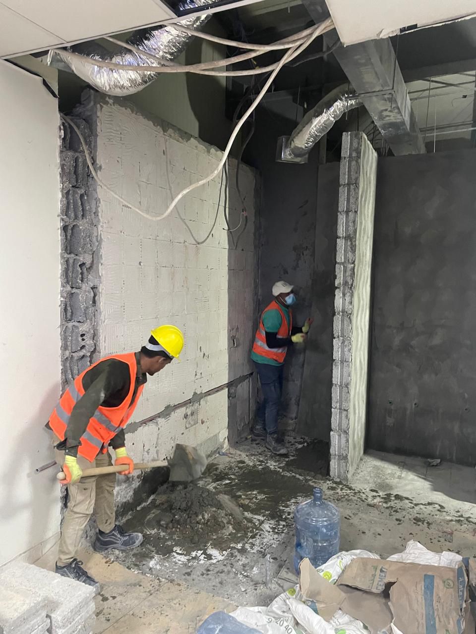 Office fit-out Riyadh flooring works – LIG NEX1 by Hanjin E&T